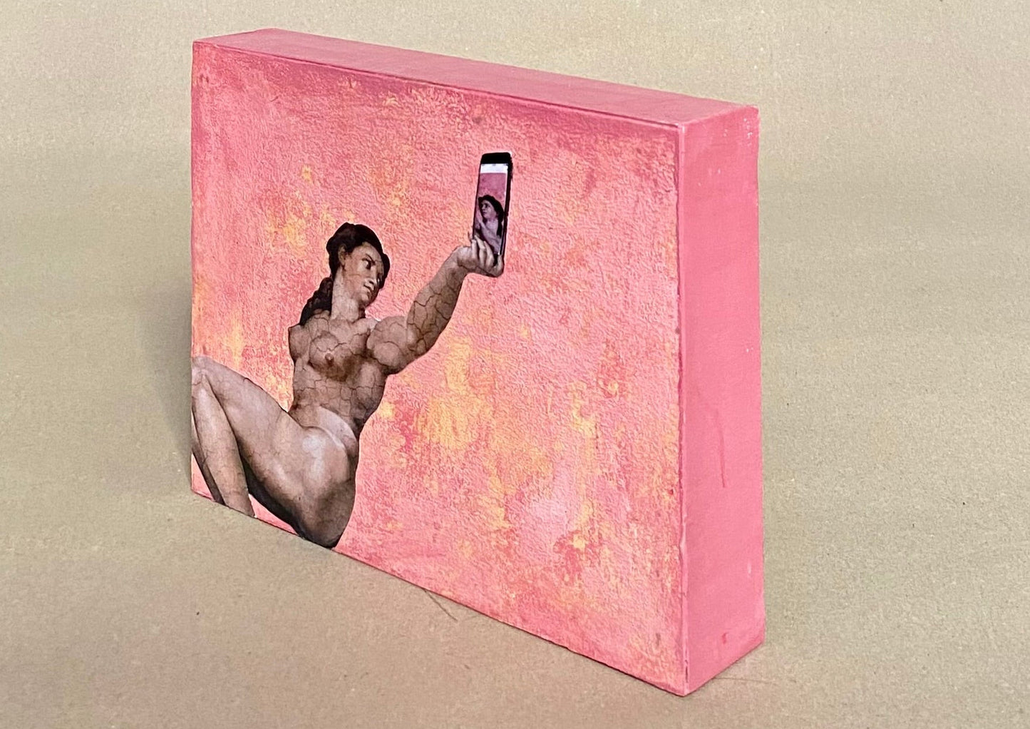 Greetings from Italy©, Eva's selfie, Collage