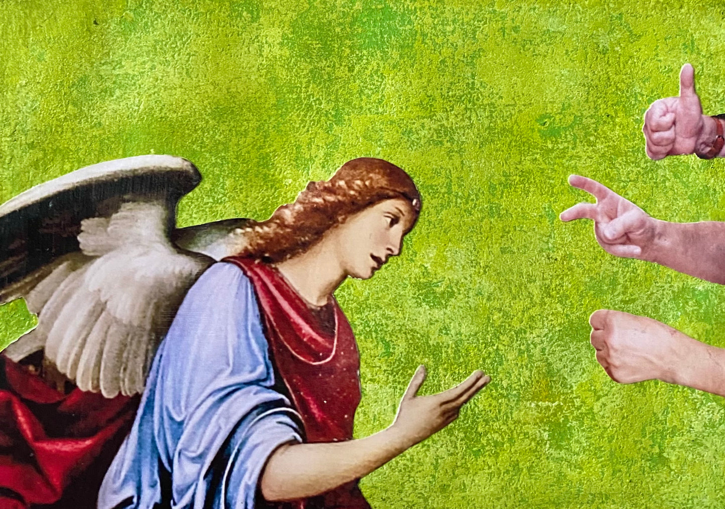 Greetings from Italy©, Morra, Collage,             www.lidiafiabane.com