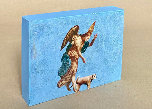 Greetings from Italy©, Angels & dogs, Collage