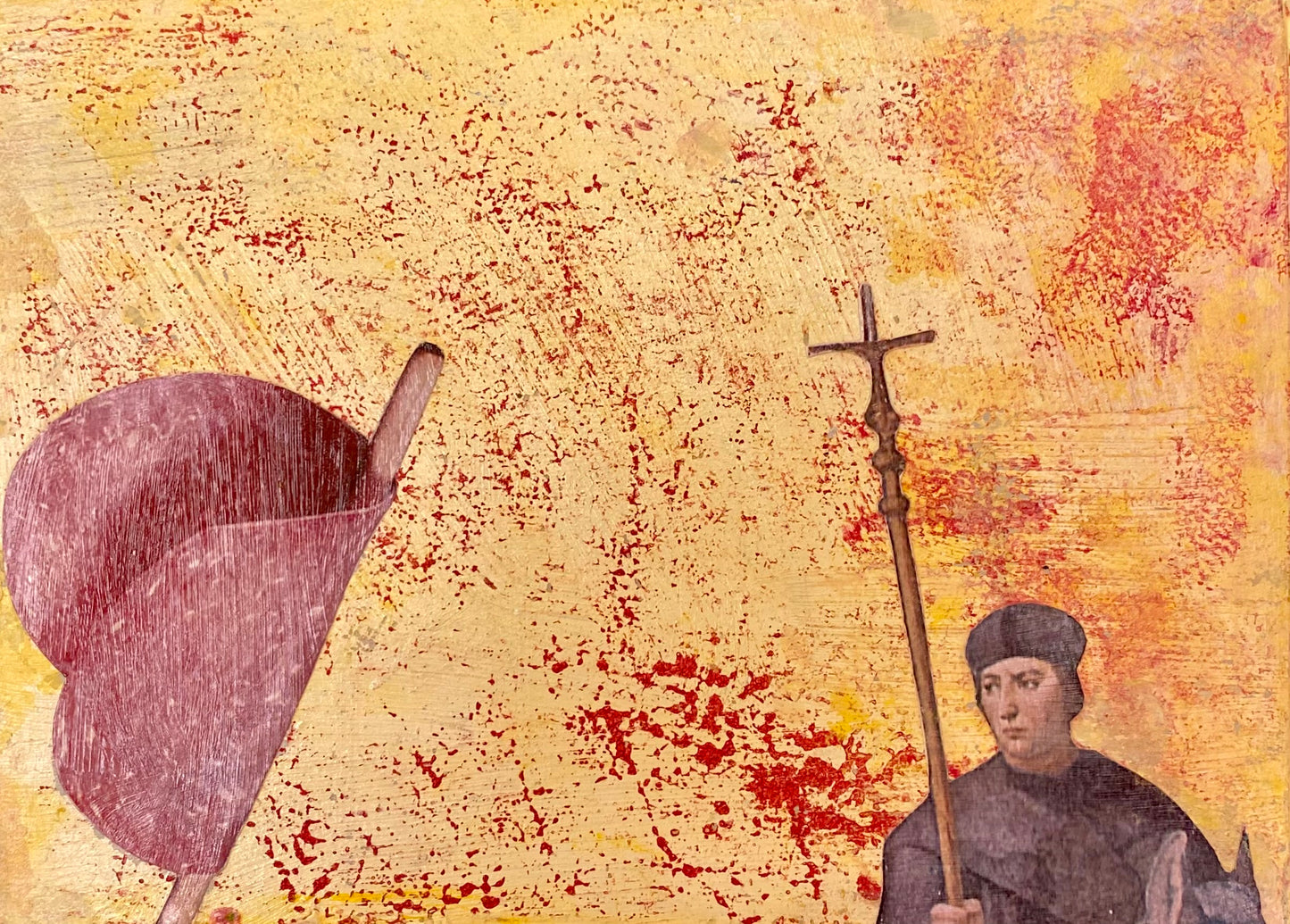Greetings from Italy©, Croce e vessillo, Collage