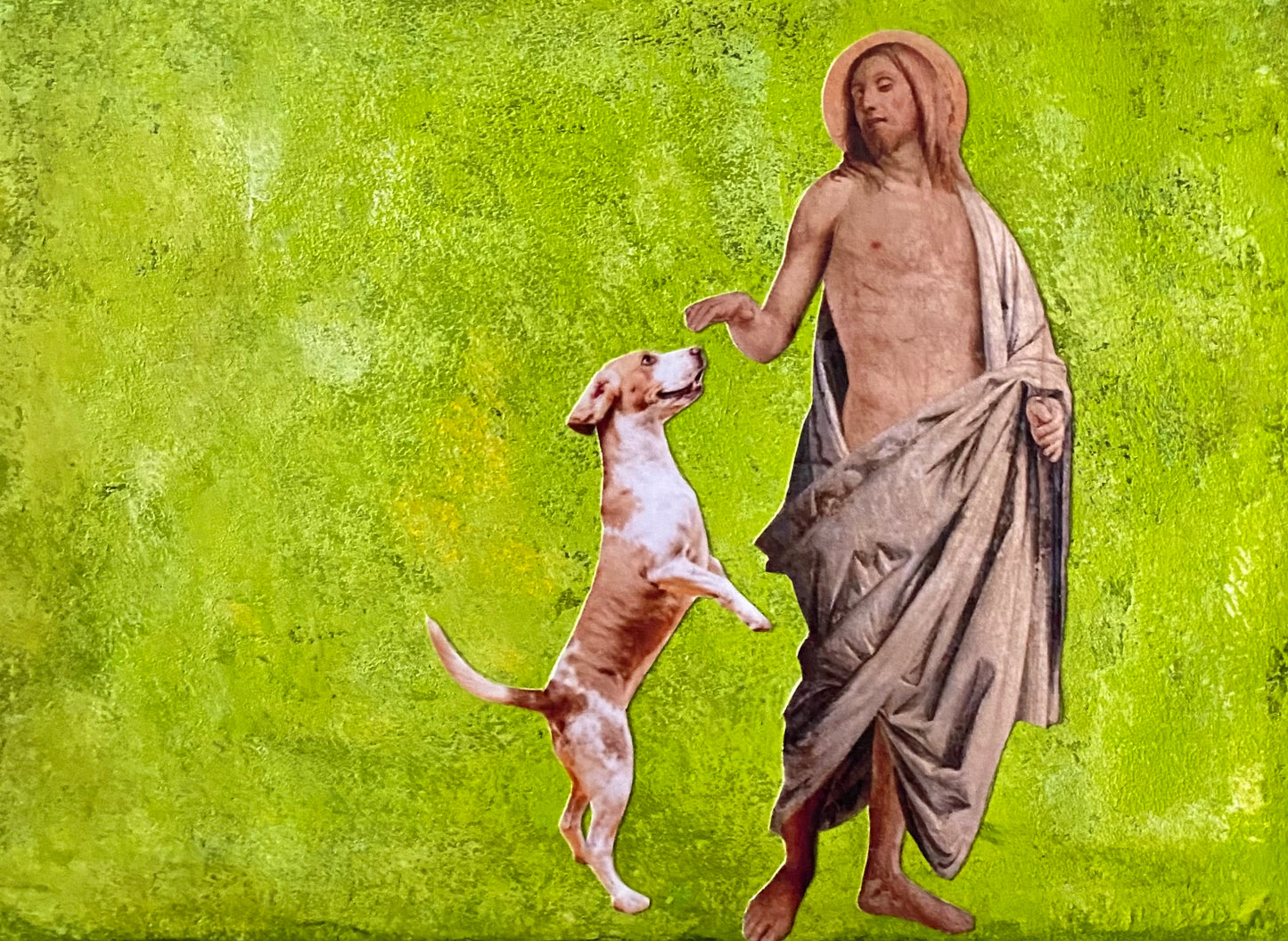 Greetings from Italy©, Noli me tangere, Collage, www.lidiafiabane.com
