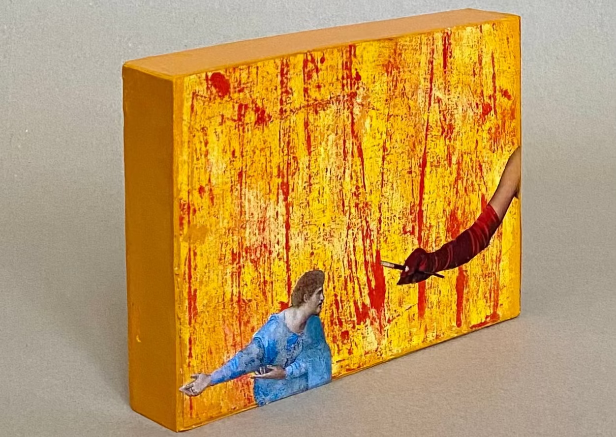 Greetings from Italy©, L’ Invitata, Collage