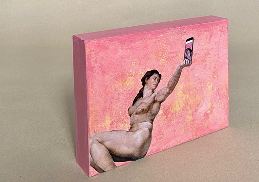 Greetings from Italy©, Eva's selfie, Collage