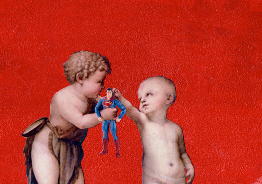 Greetings from Italy©, Supermen /Superuomini, Collage